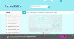 Desktop Screenshot of bezvaelektro.cz
