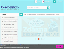 Tablet Screenshot of bezvaelektro.cz